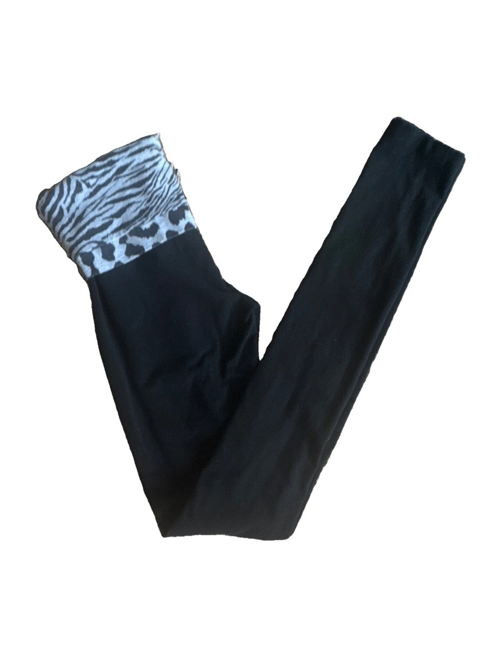 Victoria's Secret PINK High Rise Ankle Leggings Black/Gray Animal Print XS